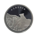 1992 Canada Alberta 25 Cents Silver Proof