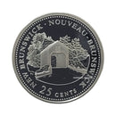 1992 Canada New Brunswich 25 Cents Silver Proof
