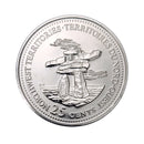 1992 Canada Northwest Territories 25 Cents Proof Like
