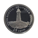1992 Canada Nova Scotia 25 Cents Silver Proof
