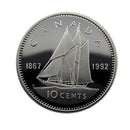 1992 Canada 10 Cents Proof