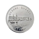 1992 Canada Quebec 25 Cents Proof Like