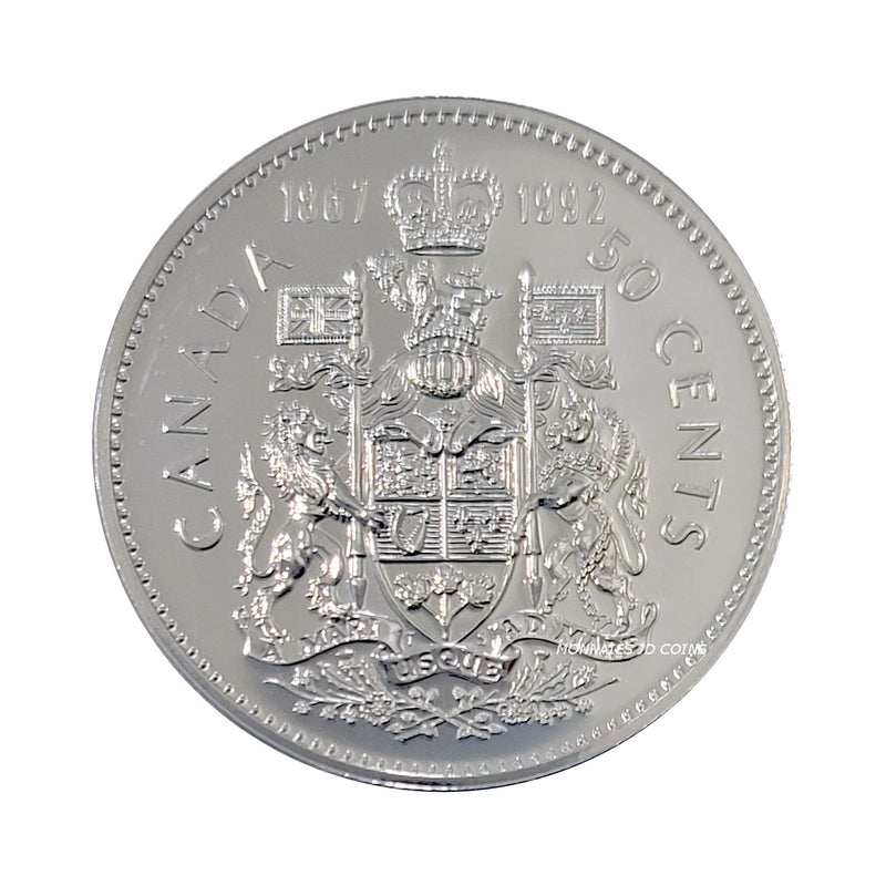 1992 Canada 50 Cents Specimen