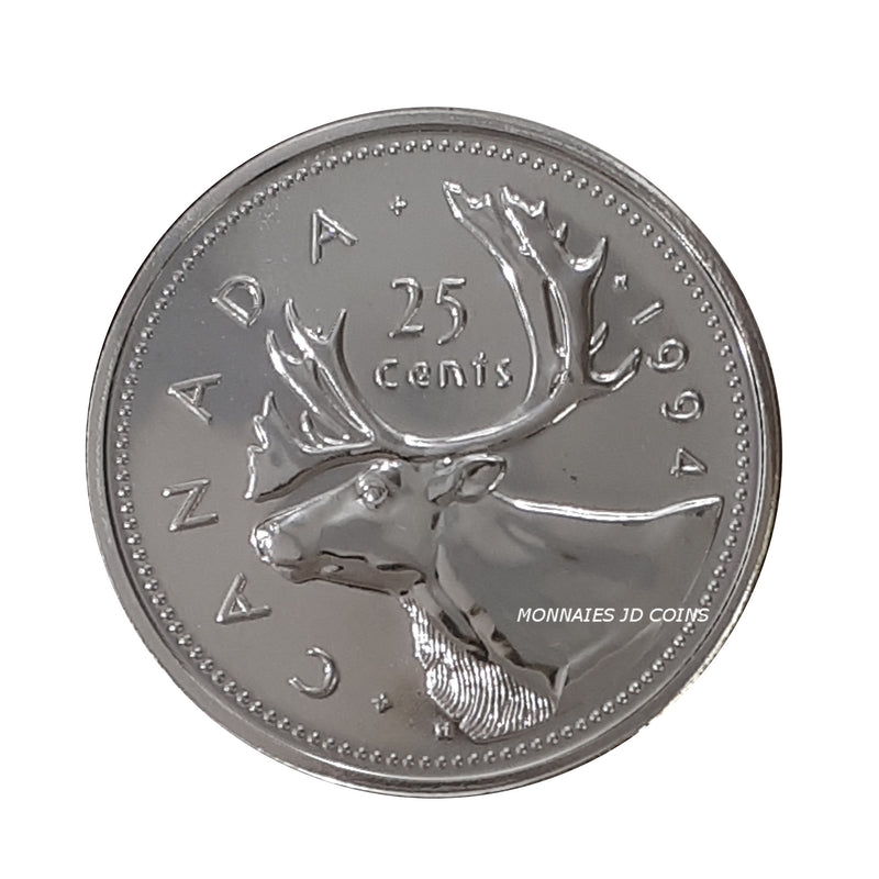 1994 Canada 25 Cents Specimen