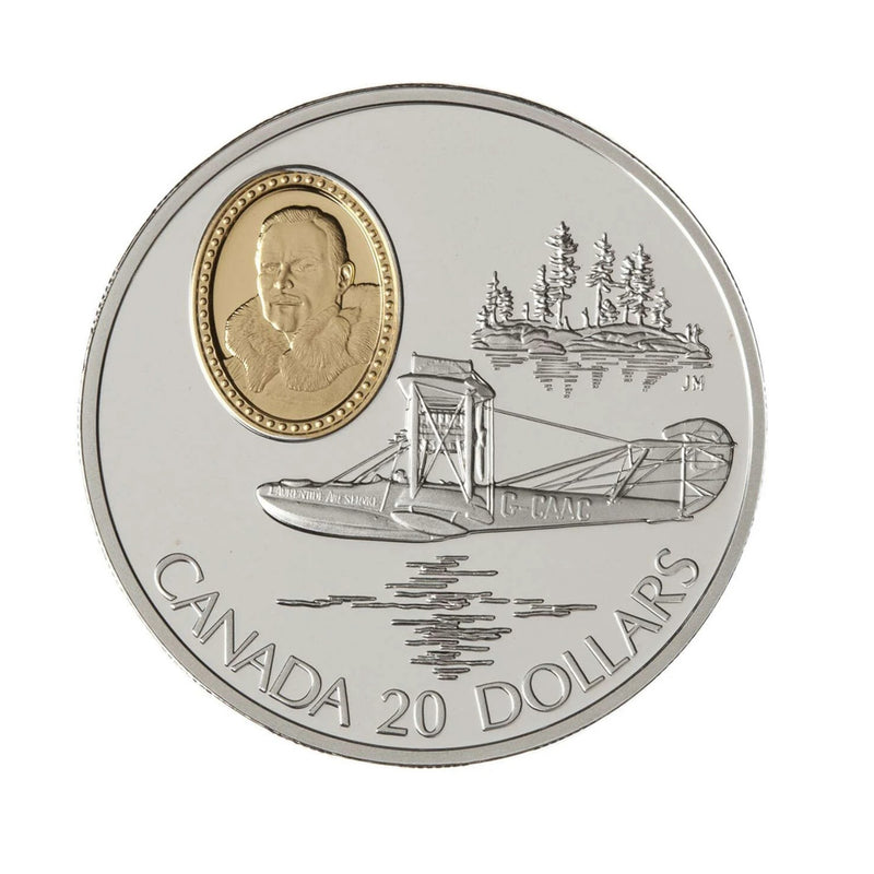 1994 Canada $20 Aviation Series I : Curtiss HS-2L Sterling Silver Coin