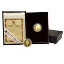 1994 Canada $100 Proof Gold 14K Coin The Home Front 1/4oz 9999 With Box/COA
