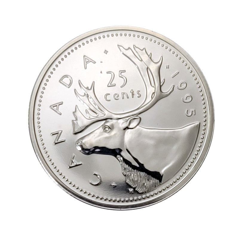 1995 Canada 25 Cents Proof Like