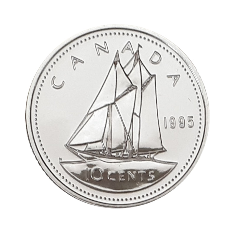1995 Canada 10 Cents Specimen