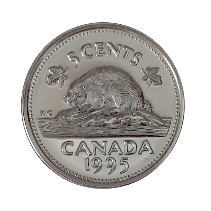 1995 Canada 5 Cents Specimen