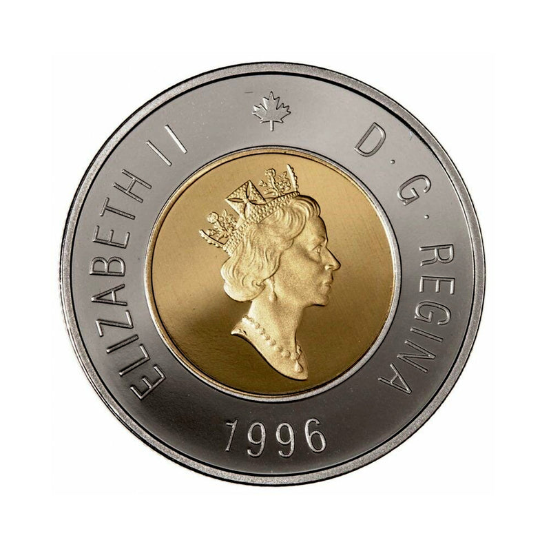 1996 $2 Polar Bear Dollar Silver Proof Coin