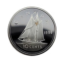 1996 Canada 10 Cents Silver Proof