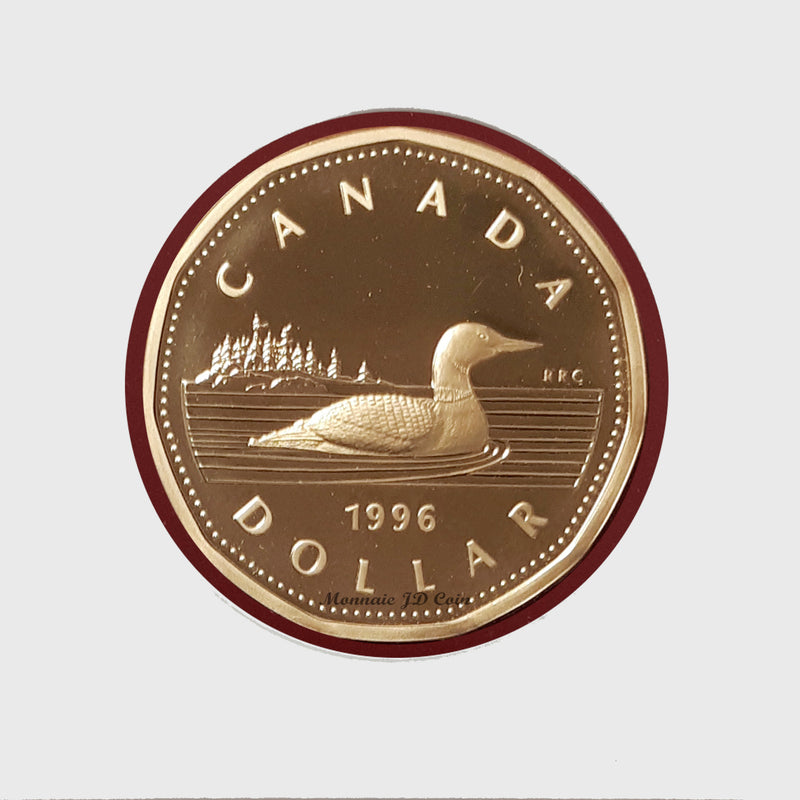 1996 Canada Loon Proof Uncirculated Coin