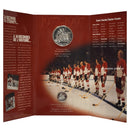 1997 Canada  Canada/Russia Hockey Series Commemorative Sterling Silver Dollar And Pin Set And Pin Set Silver