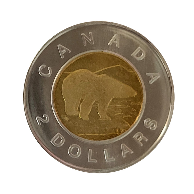 1997 Canada $2 Polar Bear Dollar Proof Like Coin