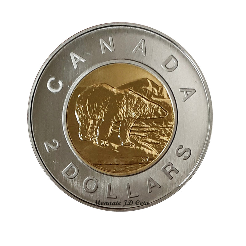 1997 Canada $2 Dollars Polar Bear Specimen Coin