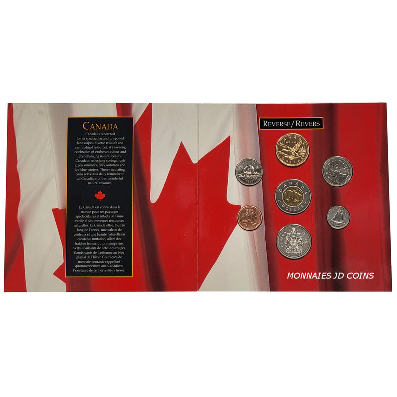 1997 Canada Oh Canada Set with Flying Loon Dollar