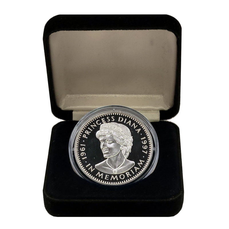 1997 Republic Of Liberia $5 Proof Diana Princess Of Wales Coin