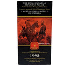 1998 Canada Dollar 125th Anniversary Of The R.C.M.P. Brillant Uncirculated Silver And Collector Pin Set