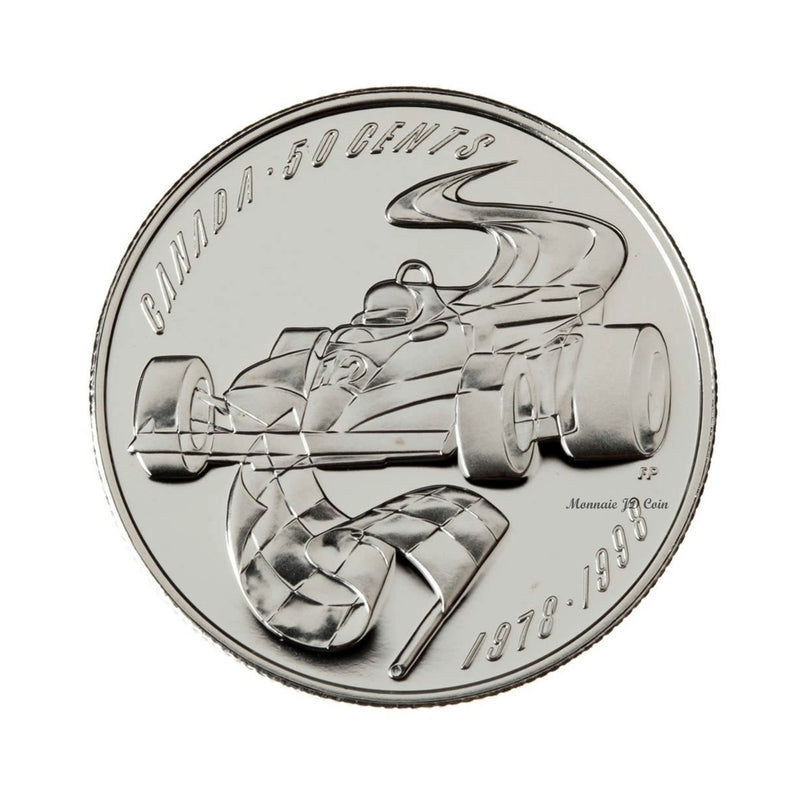 1998 Canada 50 Cents Gilles Villeneuve Victory Grand Prix Of Canada For F1