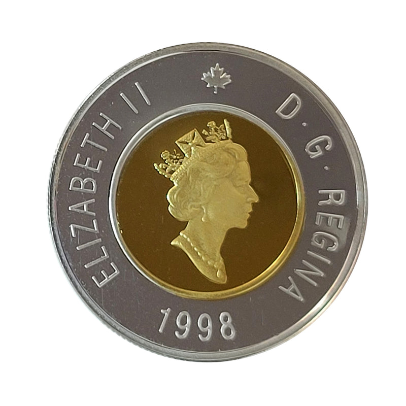 1998 Canada $2 Dollar Proof Silver Coin