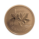 1998 Canada 1 Cent Specimen
