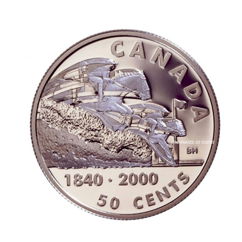 2000 Canada 50 Cents First Steeplechase Race In British North America