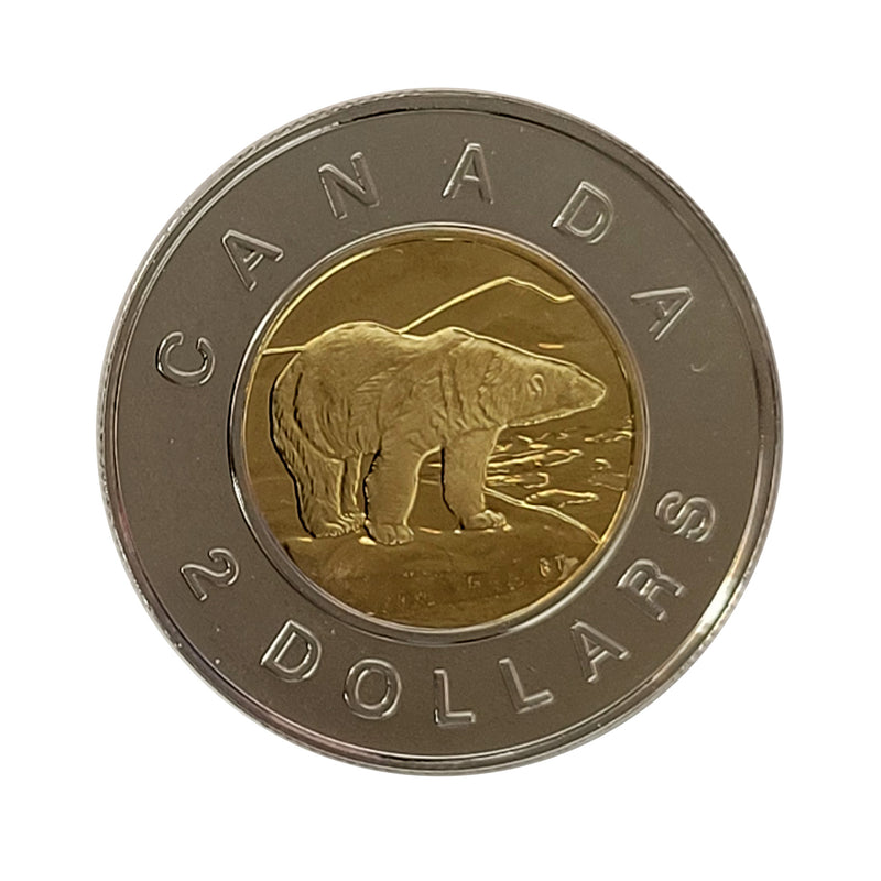 1999 Canada $2 Dollar Proof Like Coin