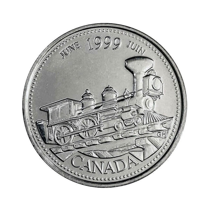1999 Canada June 25 Cents BU (MS-63)