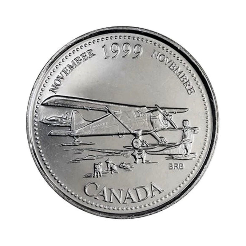 1999 Canada November 25 Cents BU (MS-63)