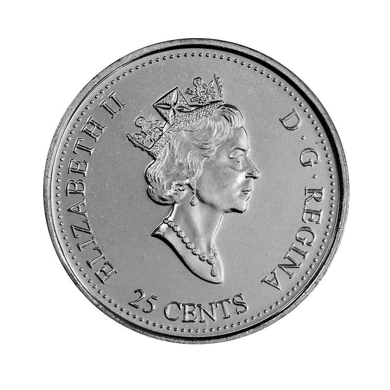 1999 Canada December 25 Cents BU (MS-63)