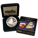 1999 Canada Dollar 225th Anniversary Of The Voyage Juan Perez Proof Silver
