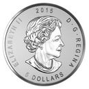 2015 Canada $5 1 oz. 99.99% Pure Silver SML Incuse (Bullion)