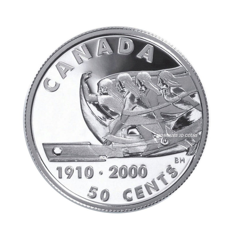 2000 Canada 50 Cents Birth Of The First 5-Pin Bowling Jeague