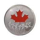 2001P Canada 25 Cents Coloured Canada Day Spirit Proof Like Coin