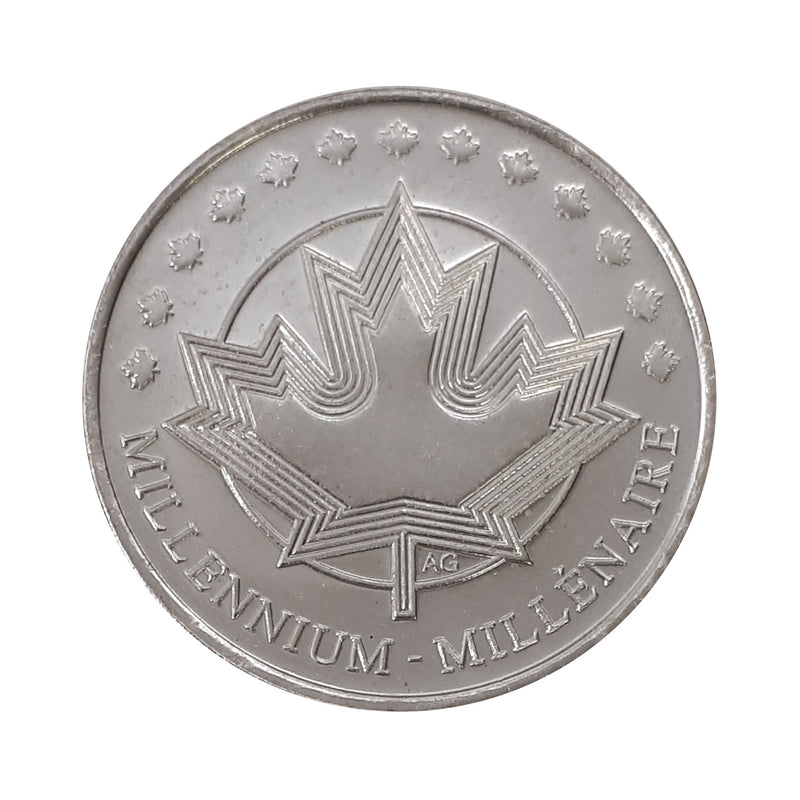 2000 Canada Token Millennium Dove Proof Like Coin (From Set Canada Post)