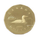 2000 Canada $1 Loon Proof