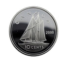 2000 Canada 10 Cents Silver Proof