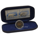 2000 Canada $2 Polar Bear Special Millennium Edition Coin & Stamp Commemorative Collection