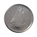 2001P Canada 10 Cents Proof Like