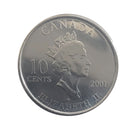 2001P Volunteer Canada 10 Cents Brilliant Uncirculated (MS-63)