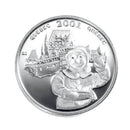 2001 Canada 50 Cents Festivals Of Canada Carnaval De Quebec Sterling Silver