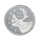 2002 Canada 25 Cents Sterling Silver Proof Coin