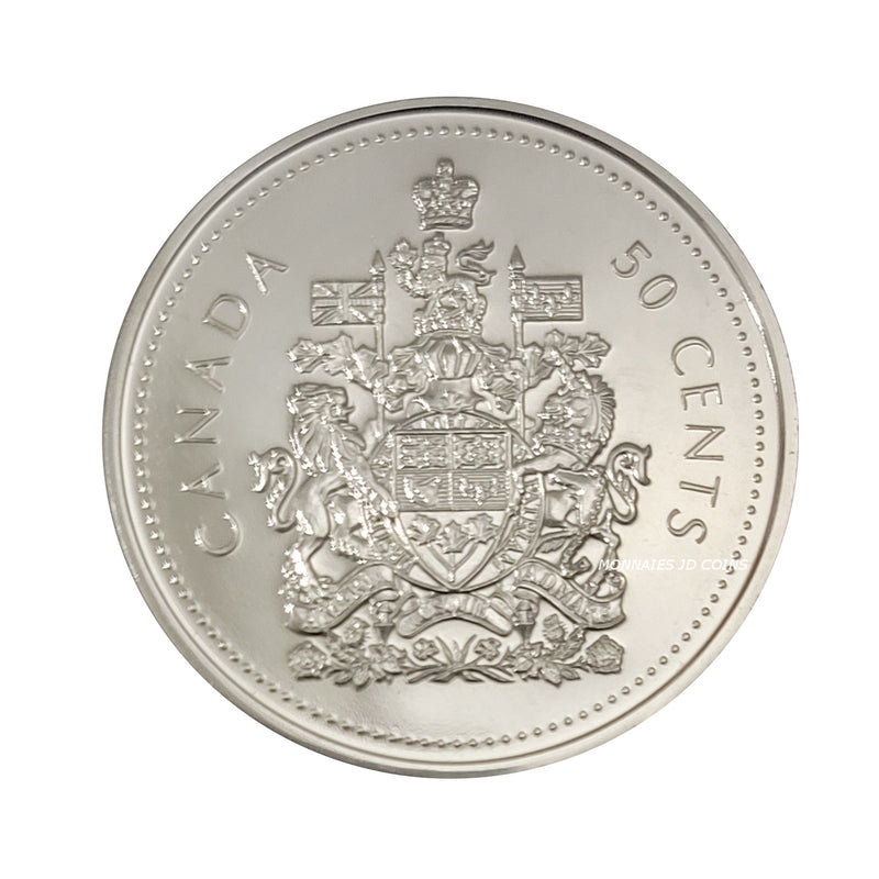 2002P Coat Of Arms Canada 50 Cents Proof Like (Mint Issue Only)