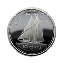 2002 Canada 10 Cents Silver Proof