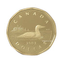 2003 Canada Old Effigy $1 Loon Proof