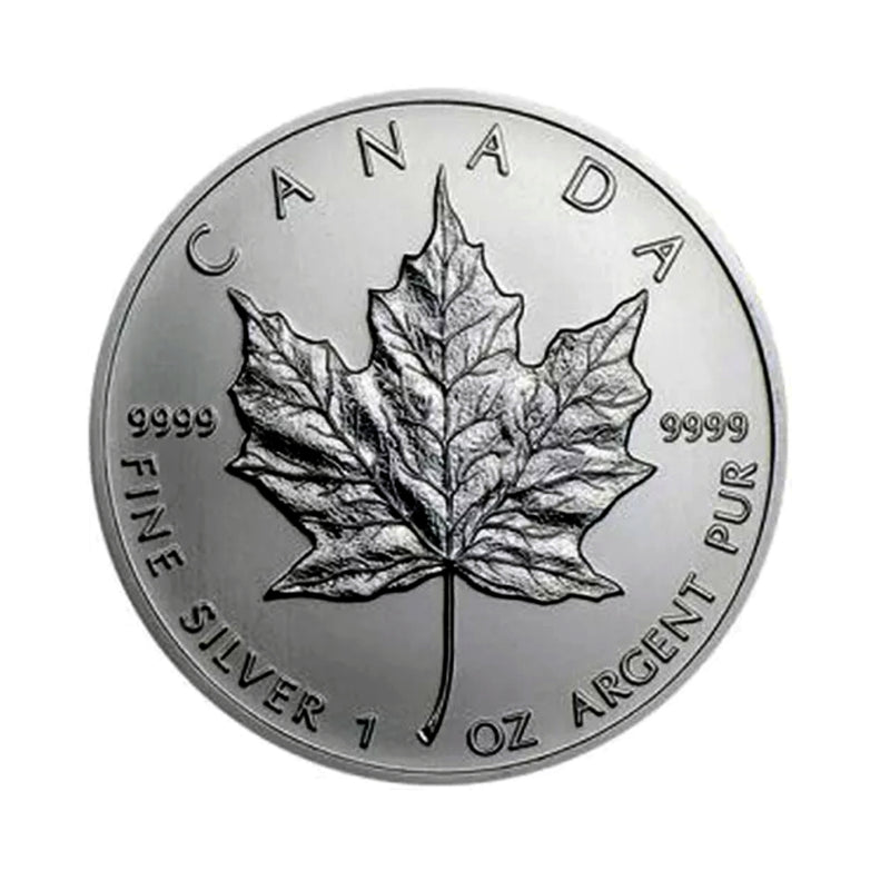 2003 Canada 5$ 1oz 99.99% Maple Leaf Fine Silver Coin