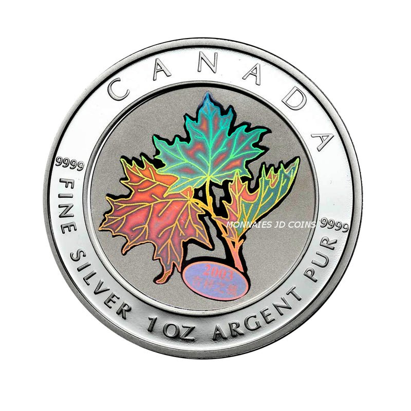 2003 Canada $5 Good Fortune 99.99% Fine Silver Coin ( No Tax )