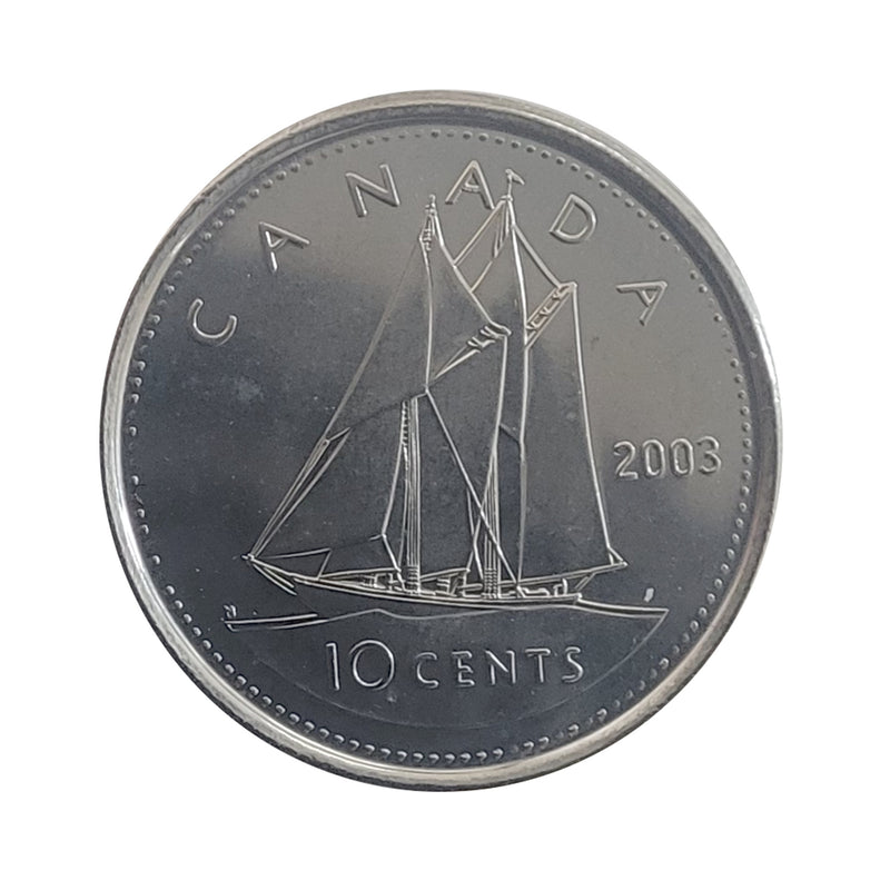 2003P Old Effigy Canada 10 Cents Brillant Uncirculated (MS-63)
