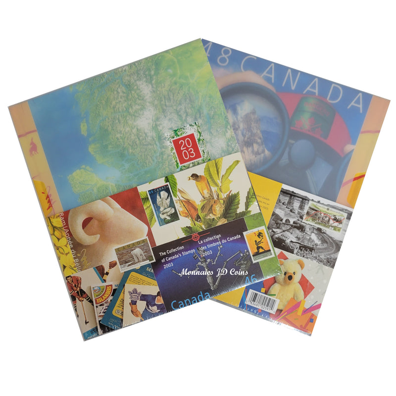 2003 Canada Stamp Collection SOUVENIR COLLECTION OF THE POSTAGE STAMPS OF CANADA