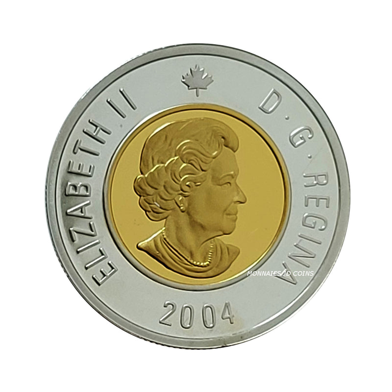 2004 Canada $2 Dollar Proof Silver Coin